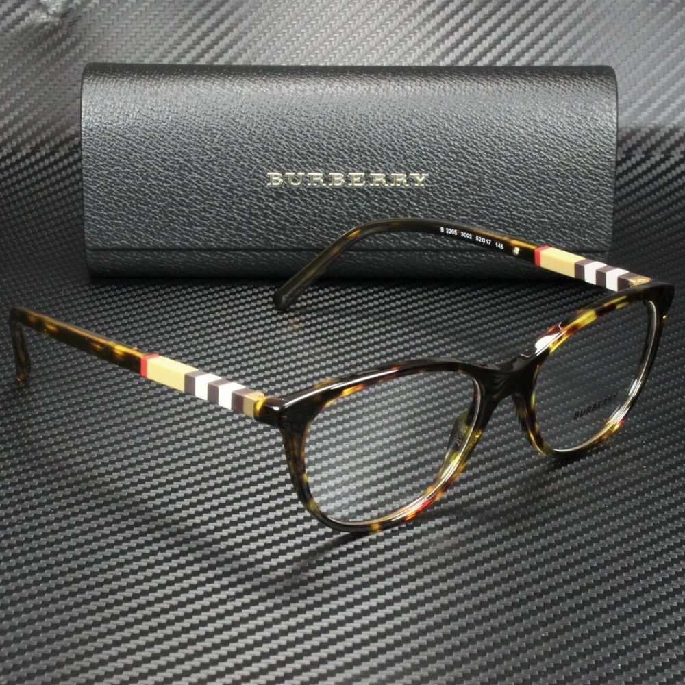 Burberry Dark Havana 52mm Eyeglasses - Picture 2 of 4